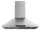 Intertek UT15-90FSS Stainless Steel Wall-Mounted Range Hood-New