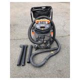 RIDGID 16-Gallon Shop Vac with Cart & Attachments – Heavy-Duty Cleanup