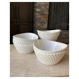 Over and Back Stoneware Bowls – Set of 4