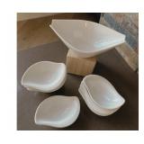 Villeroy & Boch Serving Dish with Dip Bowls – Porcelain Set