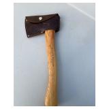 Snow and Nealley Amish-Made Axe with Leather Belt Sheath