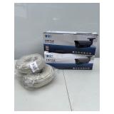 Two GW Security Bullet Cameras & CAT5 Cables – New in Box