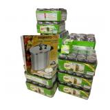 Presto Pressure Canner with 15 Cases of Glass Canning Jars