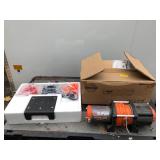New ZESUPER 4500 LBS Synthetic Rope Winch