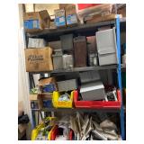 Complete Rack of Electrical Supplies - 4 Shelves Full Plus Rack