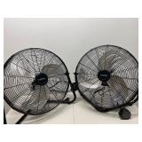 Two High Velocity Lasko Fans - Commercial Grade with Remote