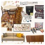 Bellevue, WA. Auction-Modern Decor, Sterling, Beads, Decor, Movie Posters and More 