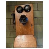 Antique Western Electric Hand Crank Wall Telephone