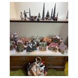 Dickens Series Department 56 Village - Figures, Trees, Houses