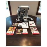 KitchenAid Artisan Silver Stand Mixer with Accessories