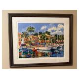 "Harbour Morning 2" Lithograph by Hazel Soan - Limited 1/100