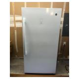 GE White Upright Freezer with Turbo Freeze Control