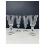 Set of Four Ngwenya Elephant Stem Wine Glasses