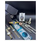 Assorted Fashion Wristwatch Lot - Boeing 787, Anne Klein, Skagen