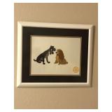 Disney Lady and the Tramp Limited Edition Serigraph - COA