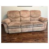 La-Z-Boy Taupe Microfiber 3-Seater Reclining Sofa #2