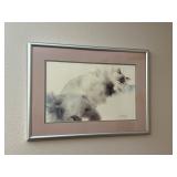 Signed Limited Edition Cat Nap Watercolor Print by Marilyn Gordon