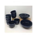 Fiesta Homer Laughlin Cobalt Blue Bowl Set