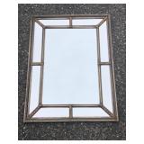 Gilt Neoclassical Rectangular Wall Mirror