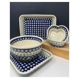 Boleslawiec Polish Stoneware Baking Set