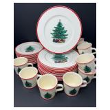 Taylor Holly & Spruce 12-Piece Christmas Dinnerware Set