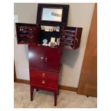 Lori Grenier Jewelry Armoire with Rings & Earrings