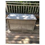Suncast Gray Resin Deck Storage Box
