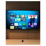 Hisense 55in Roku Smart LED TV and Swivel Wall Mount