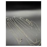 Sterling 925 Silver Chains and Bracelets - 40g