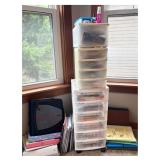 Plastic Storage Drawer Organizer with Case It Binder & MORE