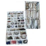 Costume Jewelry in Hanging Clear Pocket Organizer #2