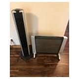 Bionaire 40" Tower Fan & DeLonghi SafeHeat Panel Heater Set
