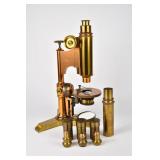 Solid Brass Antique Microscope Solid Brass Antique Microscope