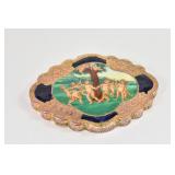 Sterling Silver Enameled 