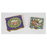 Sterling Silver Enameled 