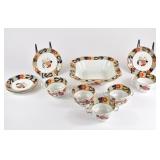 Woods & Son Wincanton Imari Style Blue Rust Pattern