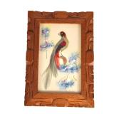 mixed media feathered bird