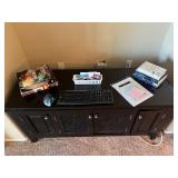 Tv console cabinet stand