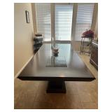 Large wood dining table 