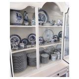 Blue dishes and china