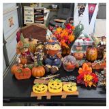 Fall and Halloween decorations