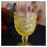 Vintage Madonna Inn Wild Rose water goblets