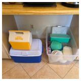 Vintage Little Playmate cooler, vintage Tupperware