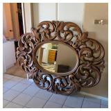 Gorgeous ornate wall mirror