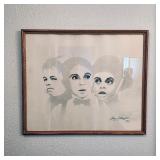 "Our Gang" limited edition lithograph by Gary Saderup