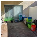 Gorilla Cart, storage bins