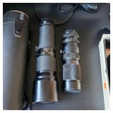 Vintage Vivitar and Sigma 35mm lenses