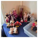 Vintage Barbie dolls