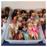 Vintage Barbie dolls