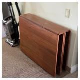 Bruno Mathsson Maria drop leaf teak mid century modern dining table